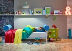 Lit Junior Modulable Polochon Bleu -Lexibook Magasin lit junior modulable polochon bleu 89148