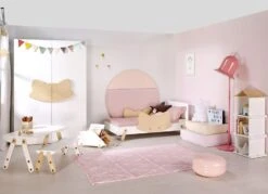 Lit Laqué Blanc à Motif Renard Bleu Gris Fox 70 -Lexibook Magasin lit laque blanc a motif renard bleu gris fox 70 327878