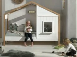 Lit Maisonnette Gigogne 90x200 Cm 1 Fenêtre Bois Clair Et Blanc Babs 9 Lit Maisonnette Gigogne 90x200 Cm 1 Fenêtre Bois Clair Et Blanc Babs -Lexibook Magasin lit maisonnette gigogne 90x200 cm 1 fenetre bois clair et blanc babs 5420070237901 694884