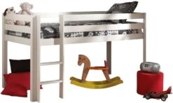 Lit Mezzanine 90x200 Cm Avec Tente Tunnel Et 3 Pochettes Princesse Pin Massif Clair Pino 2 -Lexibook Magasin lit mezzanine 90x200 cm avec tente tunnel et 3 pochettes princesse pin massif clair pino 5420070227667 696828