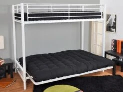 Lit Mezzanine Blanc 90 Clic Clac Mezzaclic -Lexibook Magasin lit mezzanine blanc 90 clic clac mezzaclic 113772