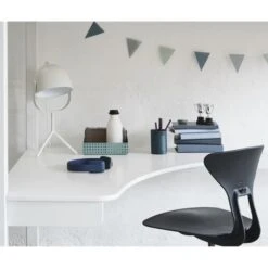 Lit Mezzanine Combiné - Bois Massif - Blanc Laqué - Sommier A Lattes Inclus - 90 X 200 Cm -Lexibook Magasin lit mezzanine combine bois massif blanc laque sommier a lattes inclus 90 x 200 cm 5706459141015 752781