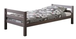 Lit Pin Massif Taupe Pinie 90x200 Cm