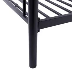 Lit Superposé 2x90x190 Cm En Métal - Noir - Sommier Inclus - ALICE -Lexibook Magasin lit superpose 2x90x190 cm en metal noir sommier inclus alice 2008010551664 889722