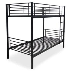 Lit Superposé Métal Noir Kost 90