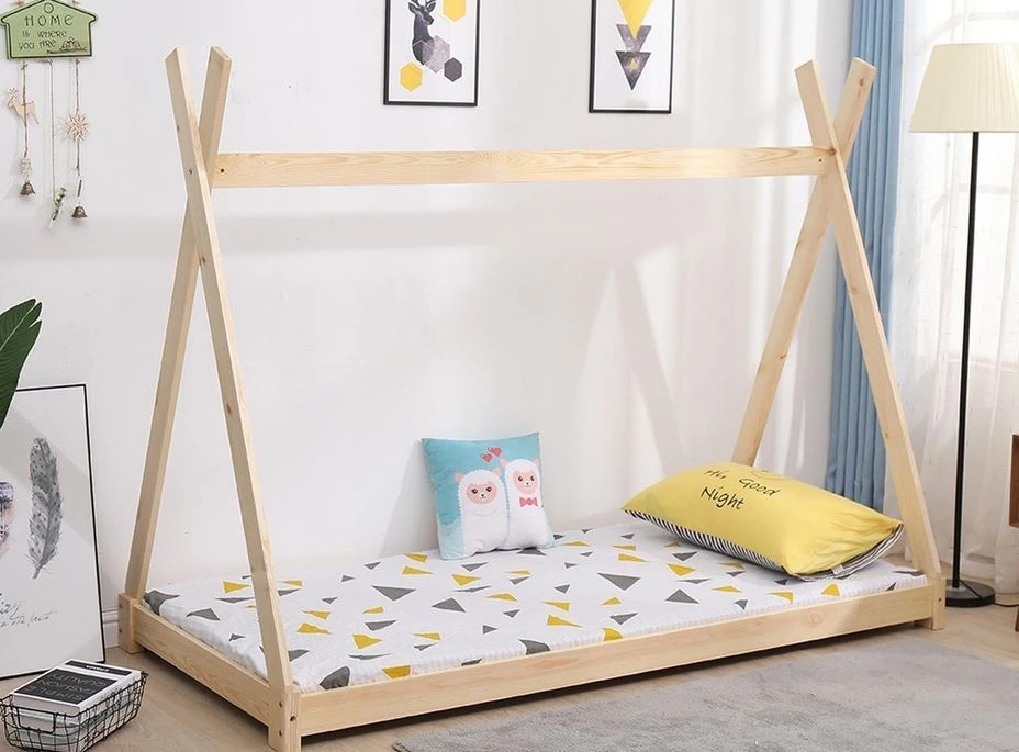 Lit Tipi 90x190 Cm Pin Massif Clair Karel 4 Lit Tipi 90x190 Cm Pin Massif Clair Karel â Image 2