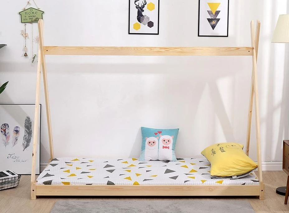 Lit Tipi 90x190 Cm Pin Massif Clair Karel 5 Lit Tipi 90x190 Cm Pin Massif Clair Karel â Image 3