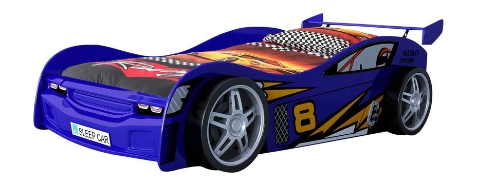 Lit Voiture Bleu Race 3 Lit Voiture Bleu Race