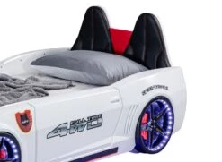 Lit Voiture De Course Blanc Full Options Fusion 90x190 Cm -Lexibook Magasin lit voiture de course blanc full options fusion 90x190 cm 3666722818728 1466264