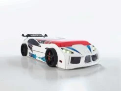 Lit Voiture De Course Double Couchage 90x190 Cm Racing Blanc -Lexibook Magasin lit voiture de course double couchage 90x190 cm racing blanc 3666722819213 568963