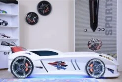 Lit Voiture Formule 1 Blanche à Led Et Bruitage 90x190 Cm -Lexibook Magasin lit voiture formule 1 blanche a led et bruitage 90x190 cm 3666722819244 1465900