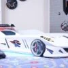 Lit Voiture Formule 1 Blanche à Led Et Bruitage 90x190 Cm -Lexibook Magasin lit voiture formule 1 blanche a led et bruitage 90x190 cm 3666722819244 1465903