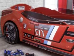 Lit Voiture Rouge Avec Phares Bruitages Et Télécommande Karting 90x190 Cm -Lexibook Magasin lit voiture rouge avec phares bruitages et telecommande karting 90x190 cm 3666722937733 1501443