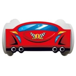 Lit Voiture Top Car Rouge 70x140 Cm - Sommier Et Matelas Inclus -Lexibook Magasin lit voiture top car rouge 70x140 cm sommier et matelas inclus 5902533410002 391694