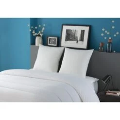 Lot De 2 Oreillers Tentation - 60 X 60 Cm - Garnissage 100% Polyester Fibre Creuse Siliconée - Blanc - DODO -Lexibook Magasin lot de 2 oreillers tentation 60 x 60 cm garnissage 100 polyester fibre creuse siliconee blanc dodo 3307419568204 1246401