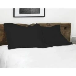 Lot De 2 Taies Carrées 100% Coton - Noir - 63x63 Cm -Lexibook Magasin lot de 2 taies carrees 100 coton noir 63x63 cm 5037632613426 1245777