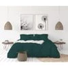 LOVELY HOME Parure De Couette En 100% Lin 220x300 Cm + 1 Drap Housse 140 X 190 Cm + 2 Taies 65x65cm - Coloris Vert Foret -Lexibook Magasin lovely home parure de couette en 100 lin 220x300 cm 1 drap housse 140 x 190 cm 2 taies 65x65cm coloris vert foret 3701393703284 461781