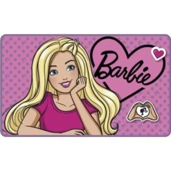 MATTEL Tapis De Sol Barbie Pour Enfant - 45x75 Cm