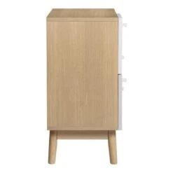 Meuble De Rangement 4 Tiroirs - En Panneaux De Particules Avec Piétement En Bois Massif - GARDENIA -Lexibook Magasin meuble de rangement 4 tiroirs en panneaux de particules avec pietement en bois massif gardenia 3612408024815 599193