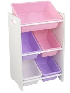 Meuble De Rangement 5 Casiers Couleurs Pastels Kidkraft 15473