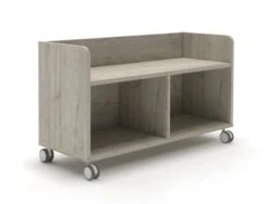 Meuble De Rangement à Roulette Bois Clair