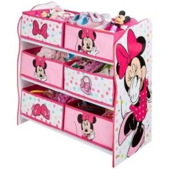 Disney MINNIE Meuble De Rangement Pour Chambre D'Enfant Avec 6 Bacs -Lexibook Magasin minnie meuble de rangement pour chambre d enfant avec 6 bacs 5013138666449 496976