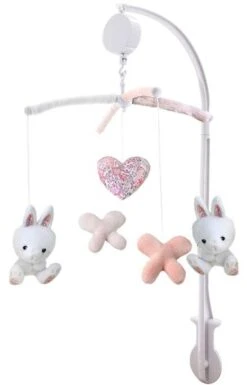 Mobile Musical Blanc Corail Lapinou