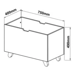 MOMENTO Norvege Coffre A Jouets Rose-Gris Perle -Lexibook Magasin momento norvege coffre a jouets rose gris perle 5603161991894 443358