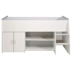 MOVIE Lit Combiné Enfant 90x200 Cm Avec Sommier - Style Contemporain - Décor Blanc - L 200 X L 90 Cm -Lexibook Magasin movie lit combine enfant 90x200 cm avec sommier style contemporain decor blanc l 200 x l 90 cm 3480940263319 453378