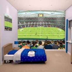 Papier Peint Mural Football 2,4 X 3 M