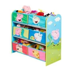 Peppa Pig - Meuble De Rangement Pour Chambre D'enfant Avec 6 Bacs -Lexibook Magasin peppa pig meuble de rangement pour chambre d enfant avec 6 bacs 5013138672624 1304097