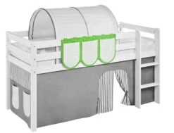 Pochettes Beige Et Vert Dorie Pour Lit Mezzanine Enfant