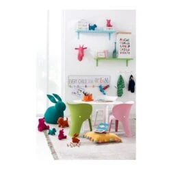 Porte-manteau Bois Massif Blanc Et Multicolore Brilo -Lexibook Magasin porte manteau bois massif blanc et multicolore brilo 5400924026745 372774