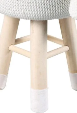 Pouf Enfant Mouton Crochet Blanc Et Pieds Bois Massif Leala - Lot De 4 -Lexibook Magasin pouf enfant mouton crochet blanc et pieds bois massif olla lot de 4 3248113615002 662086