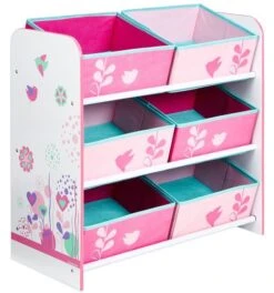 Rangement 6 Paniers Flower -Lexibook Magasin rangement 6 paniers flower 5013138658550 89244