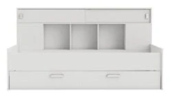Ferrari Lit Gigogne Enfant Contemporain Blanc Perle + Tete De Lit étageres Intégrées - L 90 X L 200 Cm -Lexibook Magasin sherwood lit gigogne enfant contemporain blanc perle tete de lit etageres integrees l 90 x l 200 cm 3397704070116 650013