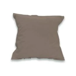 SOLEIL D'OCRE Lot De 2 Taies D'oreiller 100% Coton 65x65 Cm Taupe