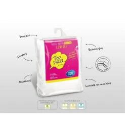 SWEETNIGHT Protege-matelas TOP PRIX 160x200 Cm - Blanc -Lexibook Magasin sweetnight protege matelas top prix 160x200 cm blanc 3377720101797 513671