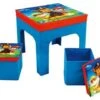Table Carrée Et 2 Tabourets De Rangement Pat'Patrouille Garçon -Lexibook Magasin table carree et 2 tabourets de rangement pat patrouille garcon 3700057126490 267787