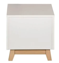 Table De Chevet 2 Niches Laqué Blanc Et Pieds Hêtre Massif Nandy -Lexibook Magasin table de chevet 2 niches laque blanc et pieds hetre massif trendy 5414375168435 591874