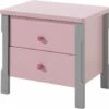 Table De Chevet 2 Tiroirs Gris Et Rose Girly 1 Table De Chevet 2 Tiroirs Gris Et Rose Girly -Lexibook Magasin table de chevet 2 tiroirs gris et rose girly 3397703654706 207089