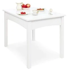 Pinolino Table Enfant Pin Massif Lasuré Blanc Martha