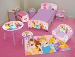 Tabouret De Rangement Pliable Princesses Disney -Lexibook Magasin tabouret de rangement pliable princesses disney 3700057123741 267961