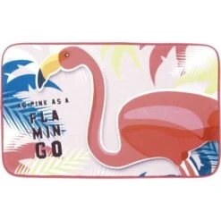 Tapis De Sol Flamant Rose Pour Enfant - 45x75 Cm