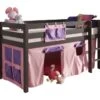 Tente Pour Lit Mezzanine Tissu Rose Et Violet Bella -Lexibook Magasin tente pour lit mezzanine tissu rose et violet bella 5420070200059 269927