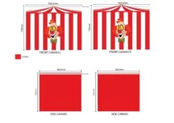 Tente Pour Lit Mezzanine Tissu Rouge Et Blanc Chucky -Lexibook Magasin tente pour lit mezzanine tissu rouge et blanc chucky 5420070200035 269923