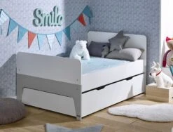 Tiroir De Lit évolutif Bois Blanc Junior Provence 140 Cm -Lexibook Magasin tiroir de lit evolutif bois blanc junior provence 140 cm 3700429610145 216332