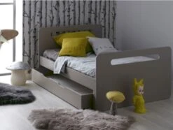 Lexibook Magasin -Lexibook Magasin tiroir de lit evolutif bois taupe junior provence 140 cm 3700429610152 216338