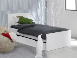 Tiroir De Lit Sur Pieds 90x200 Cm Bois Blanc Home Kid -Lexibook Magasin tiroir de lit sur pieds 90x200 cm bois blanc home kid 3700429610336 655255