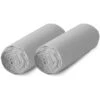 TODAY Lot De 2 Draps Housse 100% Coton - 160x200 Cm - Gris Clair -Lexibook Magasin today lot de 2 draps housse 100 coton 160x200 cm gris clair 3574641007508 426777